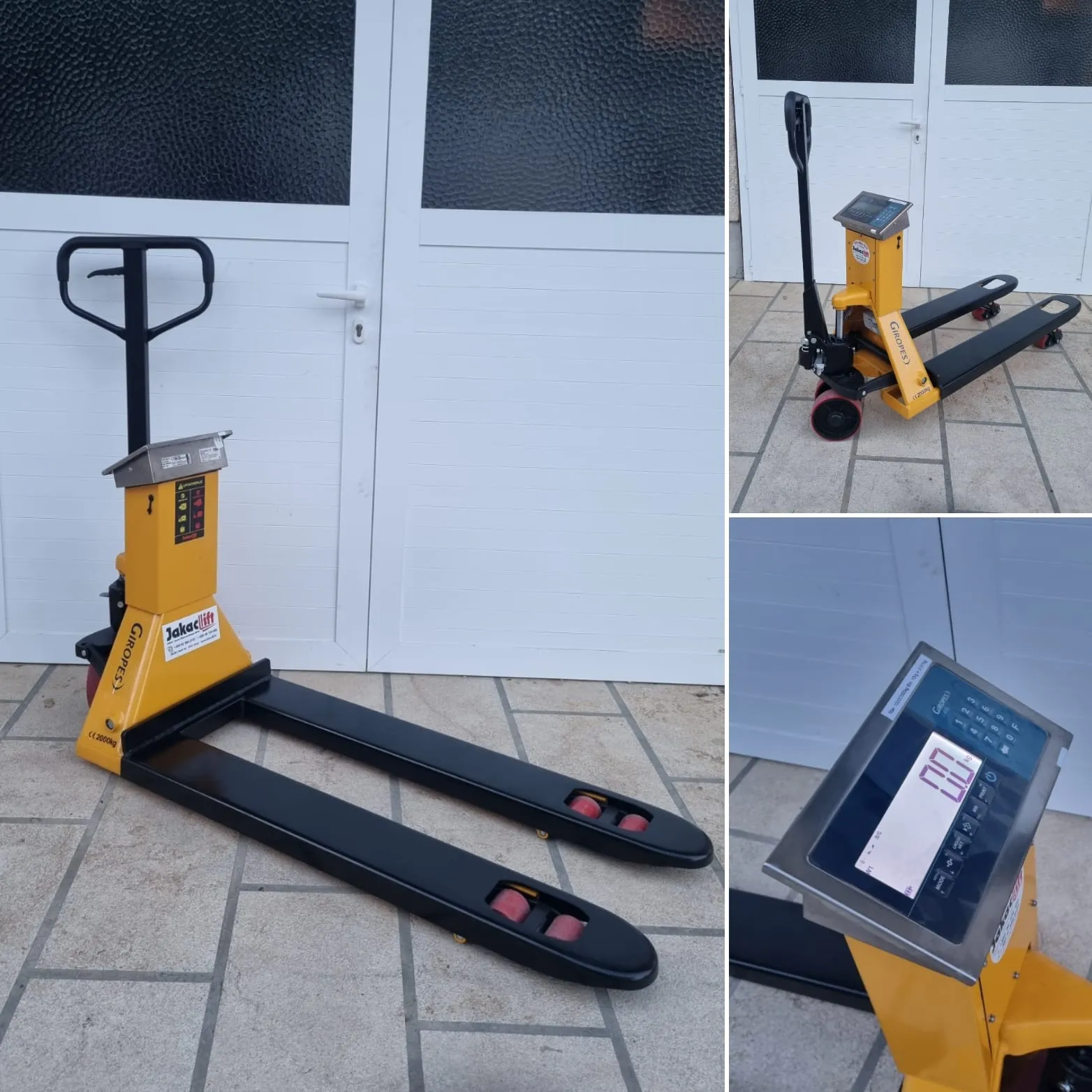 Ručni paletni viličar s vagom TP410 - cover
