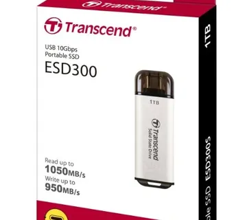 SSD 1TB Transcend ESD300, USB-C Sky Blue - cover