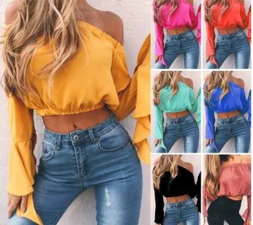 Predivna majica bez bretela dugi rukav - cover