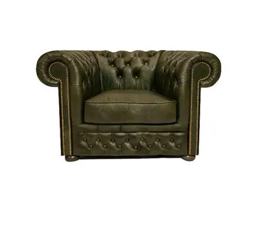 Chesterfield Fotelja First Class Leather | 1-sjedište | Moss Green - cover