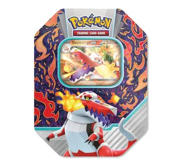 Pokémon TCG: Paldea Partners Tin – Skeledirge ex - cover