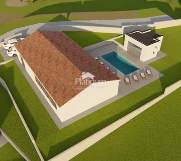 Istra,Kršan izvanredna prizemnica s bazenom (prodaja) - cover