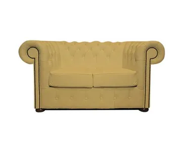 Chesterfield Dvosjed Class Leather | 2-sjedišta | Ivory - cover