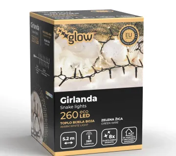 260 LED Girlanda – Toplo bijela boja - cover