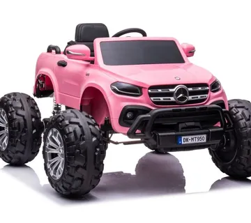 Licencirani auto na akumulator  Mercedes DK-MT950 4x4 - svijetlo rozi - cover