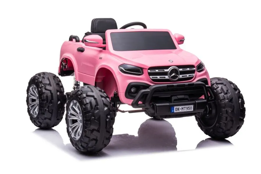 Licencirani auto na akumulator  Mercedes DK-MT950 4x4 - svijetlo rozi - cover