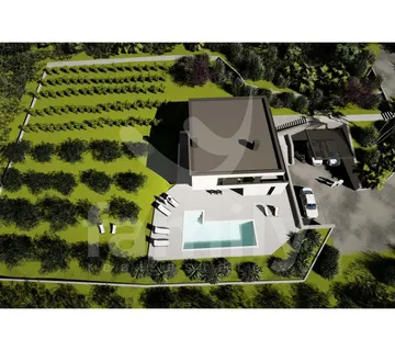 Atraktivno Zemljište Sa Građevinskom Dozvolom I Pogledom Na More - Banjole, Medulin