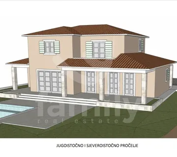 Vrlo Atraktivno Građevinsko Zemljište Sa Izrađenim Projektom - Santalezi, Sveta Nedelja