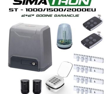 Motor za kliznu ogradu vrata do 1000Kg ili 1500Kg +sva oprema Simatron - cover
