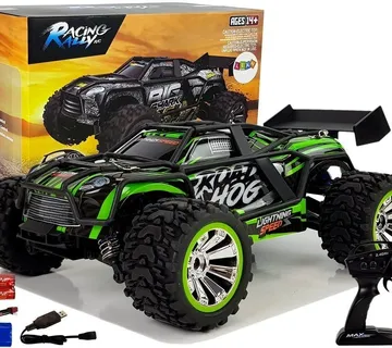 Off-Road Remote Controlled Green 2.4G 1:18 35 km/h Speed Control - cover