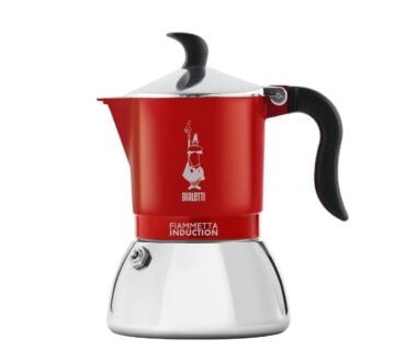 Bialetti Fiammetta Induction Moka/kafetijera 2 šalice-crvena - cover