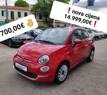 Fiat 500 1,0 Hybrid - model 2022 - 26.000km - PANORAMA - REG 1 GOD !!! - cover