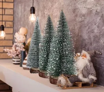 (3 kom) 20 cm Stolno božićno drvce - cover