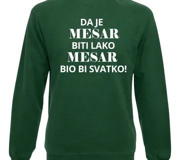 Pulover da je mesar biti lako - cover