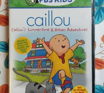 Caillou`s Summertime & Other Adventures  DVD - cover
