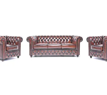 Chesterfield Set Garnitura Original Leather | 1 + 1 + 3 sjedišta - cover