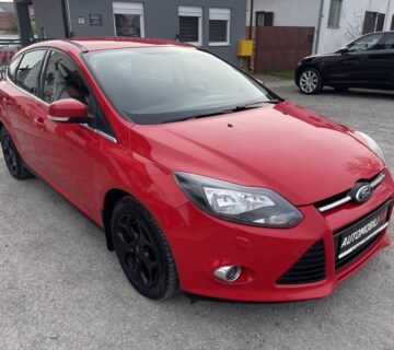 Ford Focus 1,6 TDCi TITANIUM - servisna, grij sj., keyless, alu, top - cover