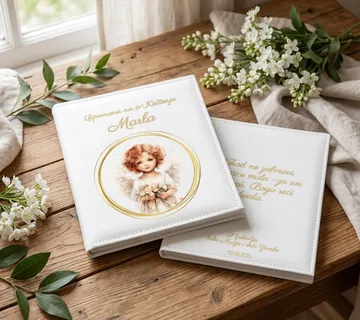 Poklon za krštenje – personalizirani foto album s imenom djeteta - Virje