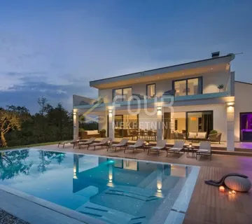 Istra, Višnjan, dizajnerska vila s bazenom i wellness zonom - cover