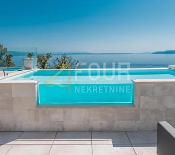 Opatija, Pobri, moderna luksuzna vila s infinity bazenom i panoramskim pogledom - Pobri, Opatija