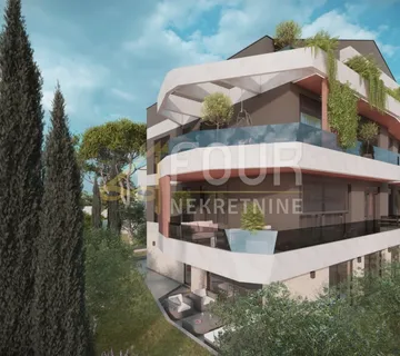 Istra, Rovinj, novogradnja, 3s+db, pogled na more