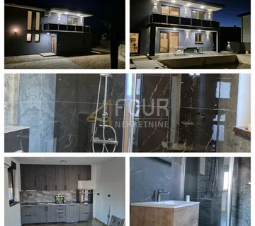 Otok Krk, Soline, novogradnja s bazenom, 240m2 - cover