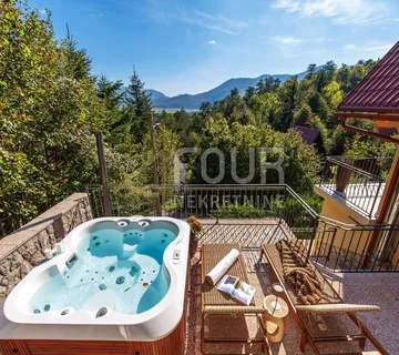 Gorski kotar, Fužine - okolica, kuća za odmor Hillside Lodge s wellnessom i konobom - Lič, Fužine