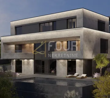 Opatija, projekt - moderna vila s bazenom i pogledom na more