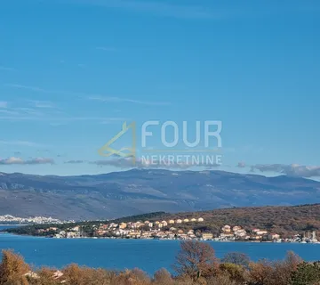 Otok Krk, Čižići, novogradnja, 3s+db, lođa, pogled na more - Čižići, Dobrinj