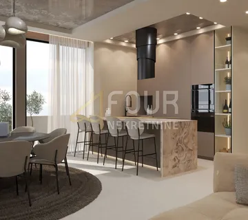 Opatija, Volosko, luksuzni dvoetažni stan s bazenom, 136.80m2, 4s+db, pogled na more - cover
