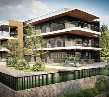 Rijeka, Bivio, novogradnja, luksuzni stan, 137.58m2, 2s+db