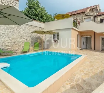 Zadar - okolica, kuća s bazenom, 150m2, pogled na more - cover