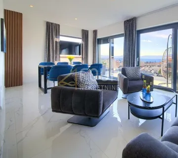 Otok Krk, Malinska, penthouse 95.82m2 - u naravi 2 stana, pogled na more - Malinska, Malinska-Dubašnica