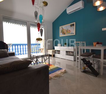 Novi Vinodolski, 46.64m2, 1s+db, lođa, pogled na more - cover