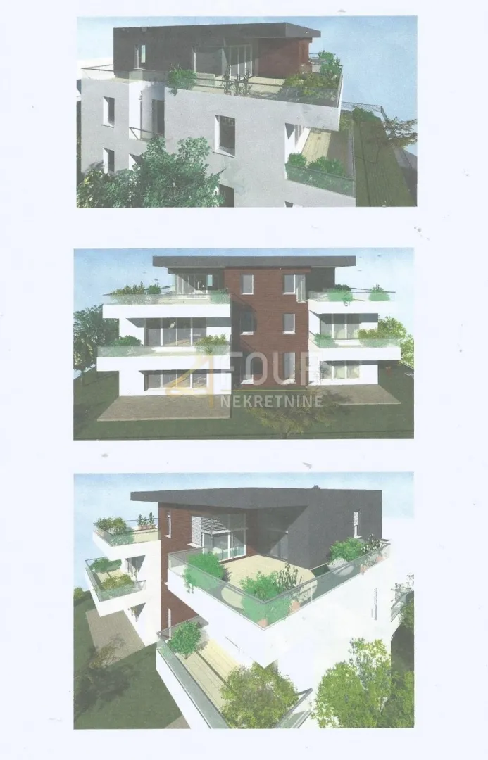 Rijeka, Bivio, zemljište s građevinskom dozvolom - zgrada s 5 stanova! - cover