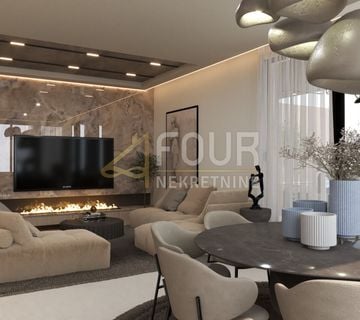 Opatija, Volosko, luksuzni stan, 101.39m2, 2s+db, terasa, pogled na more - cover