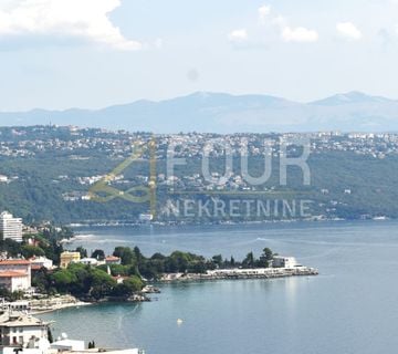 Opatija, 112.28m2, luksuzan stan, 3s+db, velika lođa, pogled na more - cover