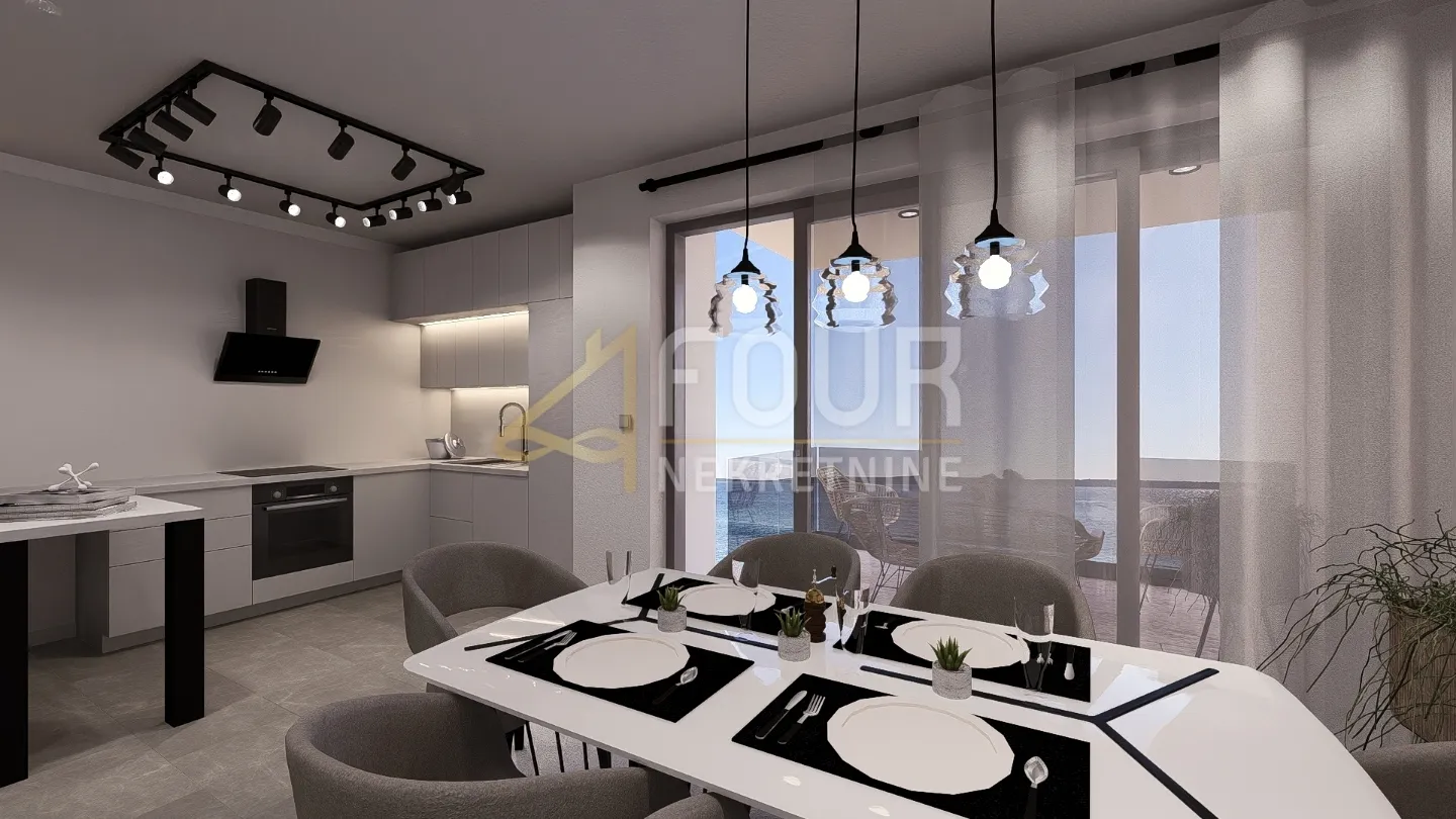 Otok Pag, Mandre, novogradnja, 1. red do mora!  - cover