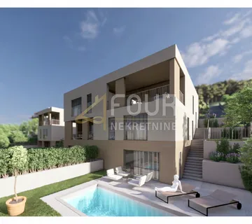 Kostrena, kvalitetna novogradnja, višeetažni 3s+db, bazen - cover