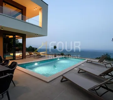 Opatijska rivijera, Medveja, samostojeće kuća s bazenom - cover