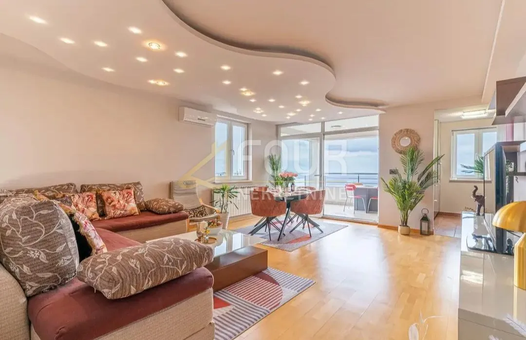 Najam, Rijeka, Zamet, 78m2, 2s+db, lođa, pogled na more - cover