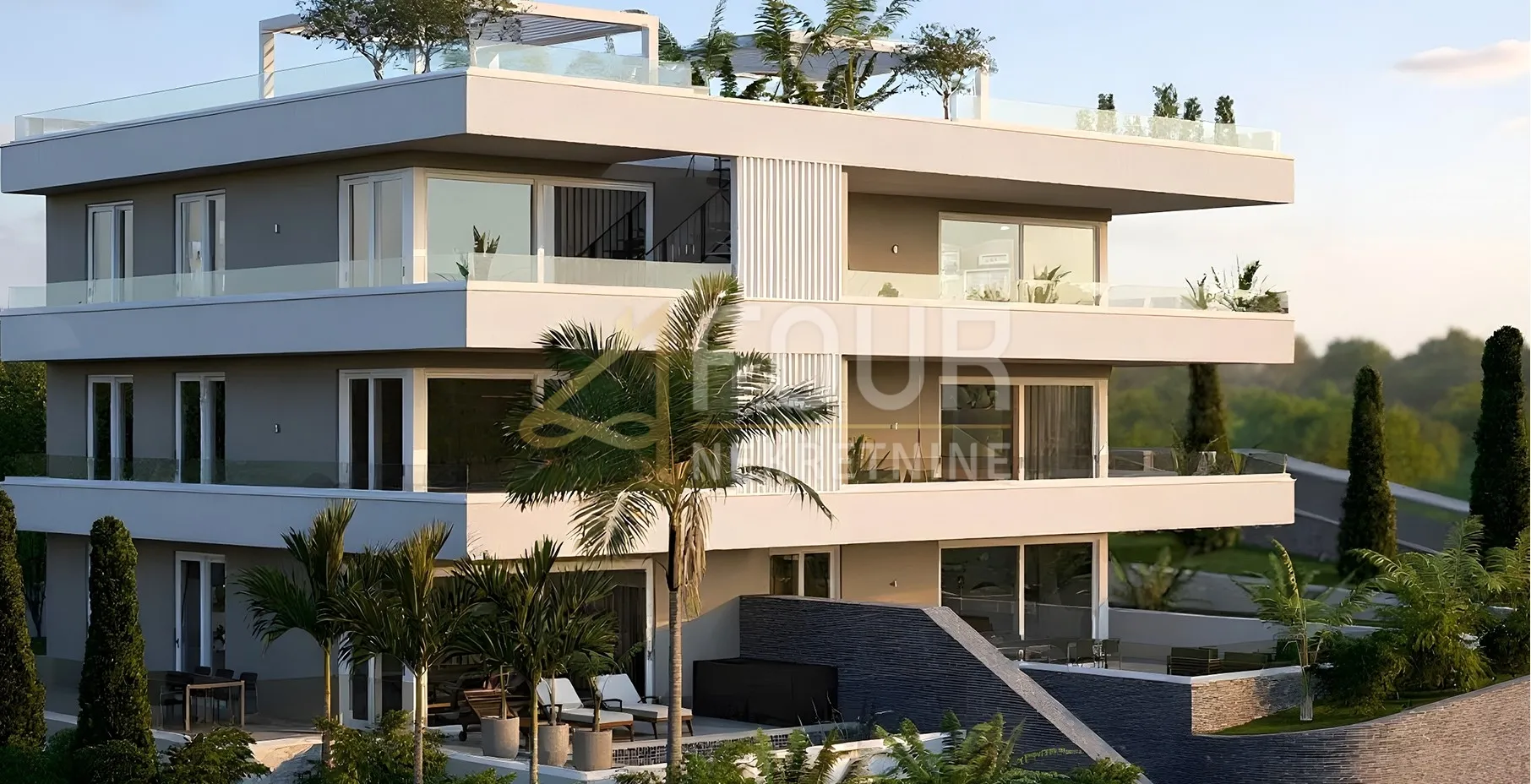 Rijeka, Donja Drenova, novogradnja, 2s+db, okućnica + bazen - cover