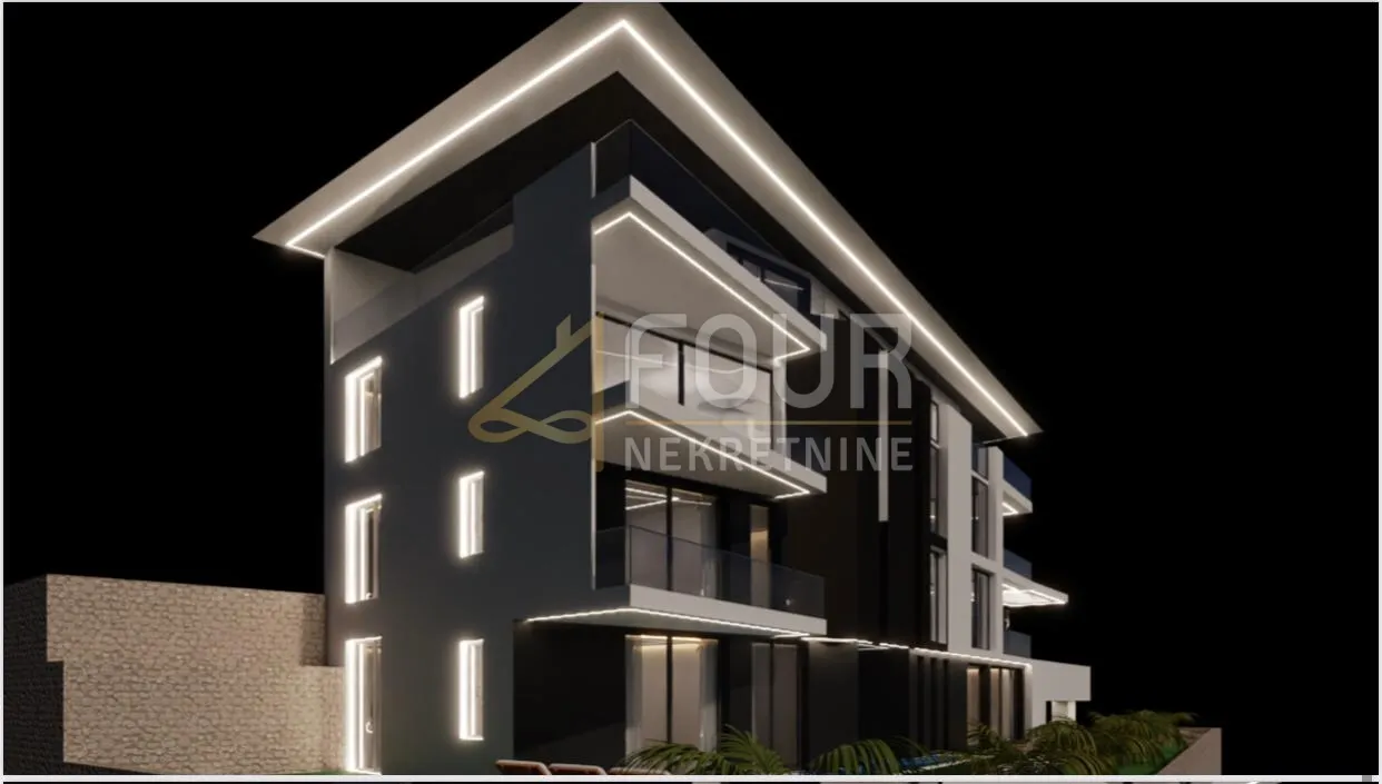 Opatija, Ičići, novogradnja, 3s+db s bazenom i pogledom na more - cover