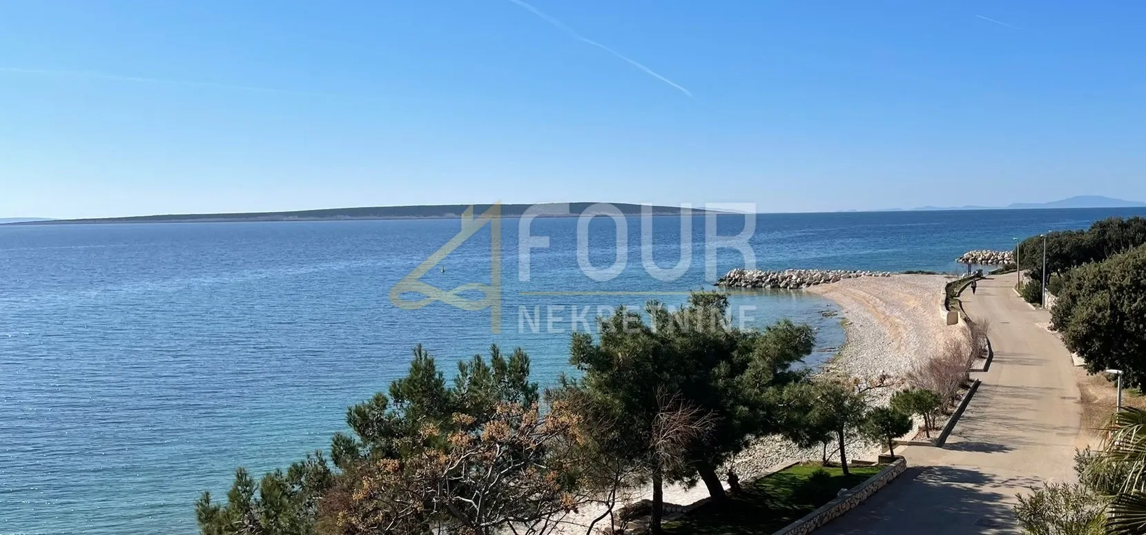 Otok Pag, Mandre, novogradnja, 1. red do mora!  - cover