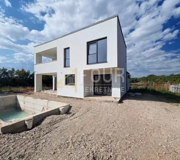 Istra, Loborika, novogradnja, kuća s bazenom - cover