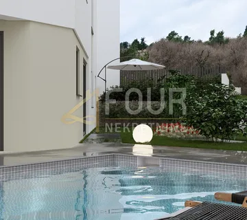 Otok Krk, novogradnja, 3s+db, bazen, pogled na more - cover