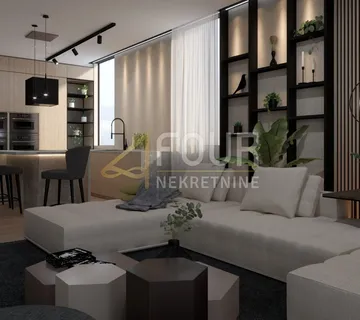 Opatija, Volosko, luksuzan stan, 128.32m2, 3s+db, pogled na more - cover