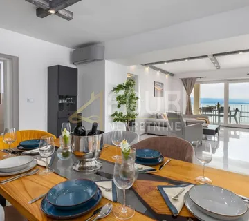 Opatija, Bregi, 153.46m2, luksuzna etaža - u naravi 2 stana, velika terasa, panoramski pogled - Bregi, Matulji