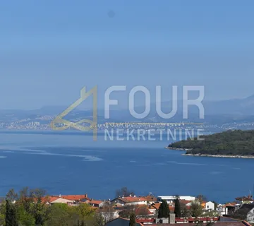 Otok Krk, Njivice, samostojeća kuća, pogled na more - cover