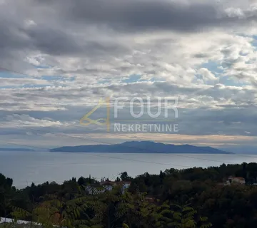Opatija, Ičići, građevinski teren s otvorenim pogledom na Kvarner - cover